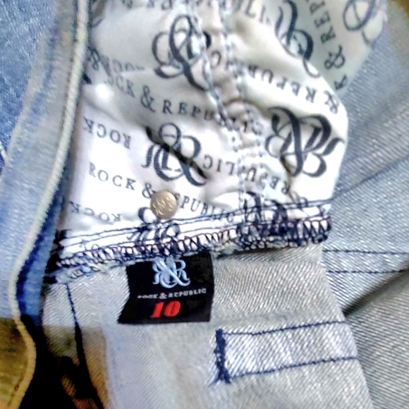 Blue Jeans Size 10.By Rock & Republic - Picture 3 of 8